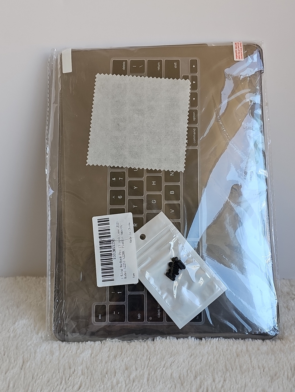 -King MacBook Pro 13 Case A2251 A2289 Plastic Smooth Cover Clear